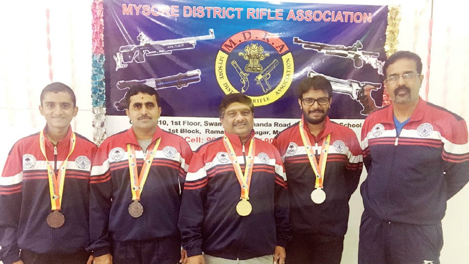 Medal Winners of Dasara Shooting Contest