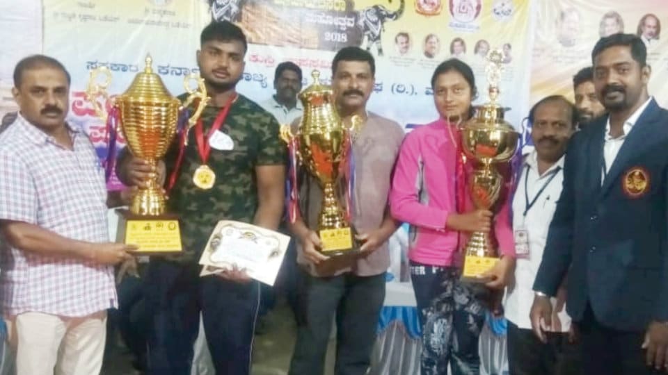 Dasara Arm-Wrestling Contest: Hassan Wrestlers bag top honours