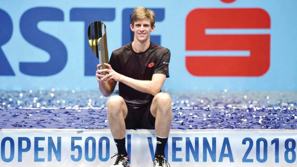 Kevin Anderson wins Vienna Open, secures ATP finals ticket