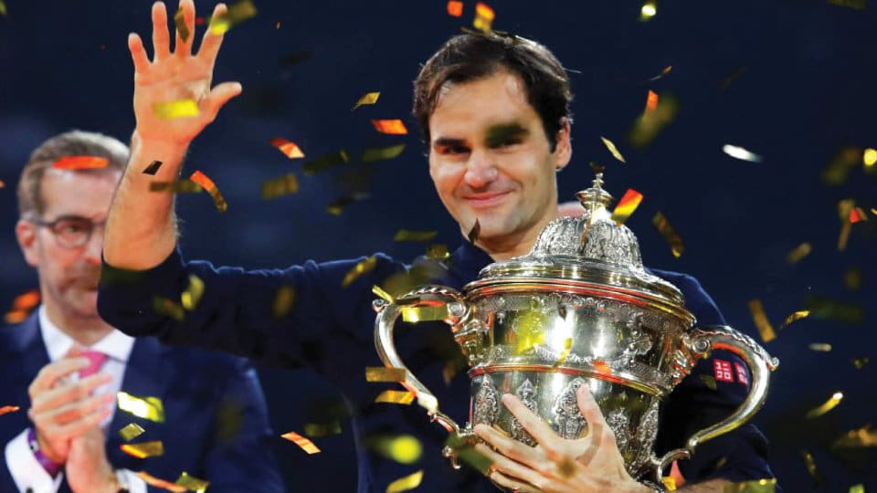 Roger Federer claims 99th ATP title