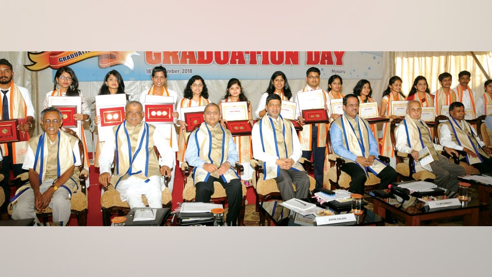 9th Graduation Day of SJCE: BE degrees presented to 857 students, MCA degree to 69