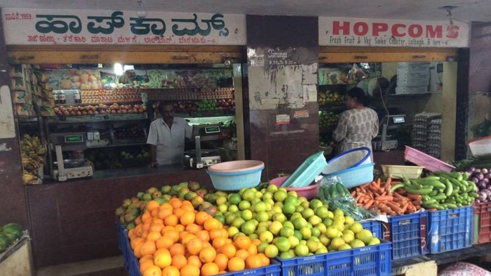 HOPCOMS to door deliver horticultural produce to ashrams, hostels, hospitals