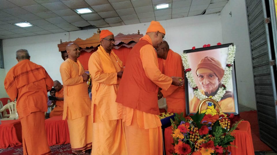 Swami Jagadathmanandaji of RK Ashrama remembered