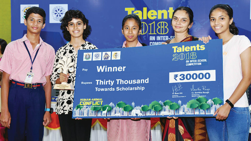 Engaging and innovative performances by students at Talents-2018