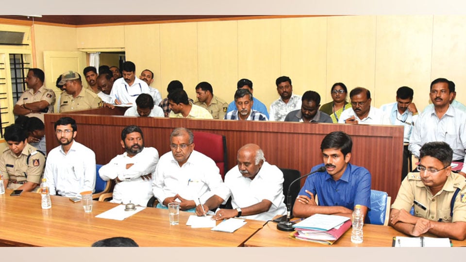 Minister chairs meeting to lift ban on crucial roads during festivals at Hunsur
