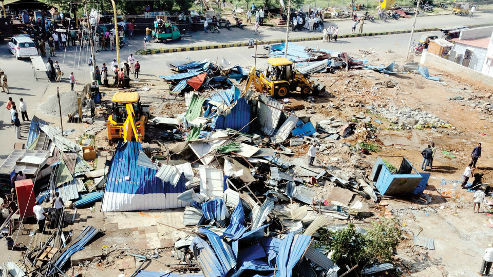 Encroachments on private land cleared following Court order
