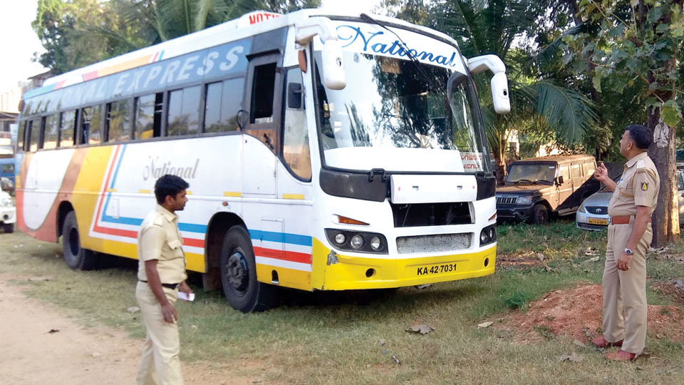 Echo of bus tragedy: Irate public stop bus for operating sans permission