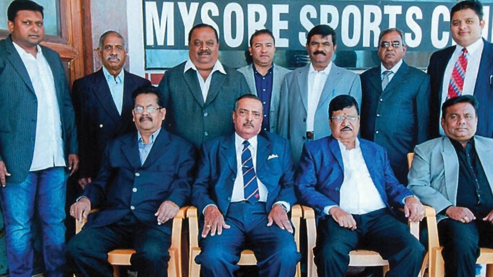 New office-bearers of Mysore Club