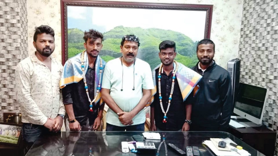 Hunsur boys selected for International Volleyball