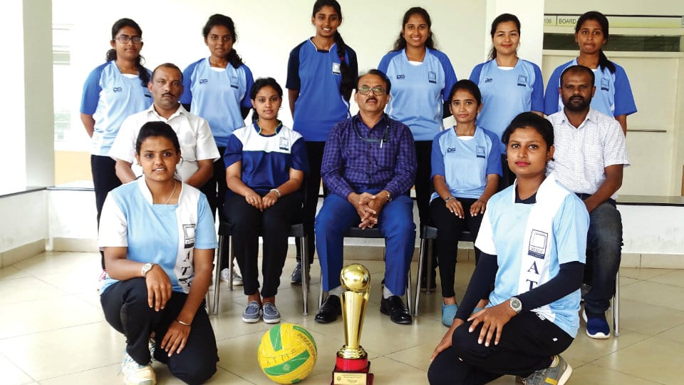 Runners-up in VTU Throwball Tourney