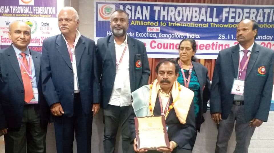 Nominated as Technical Committee Member of Asian Throwball Federation