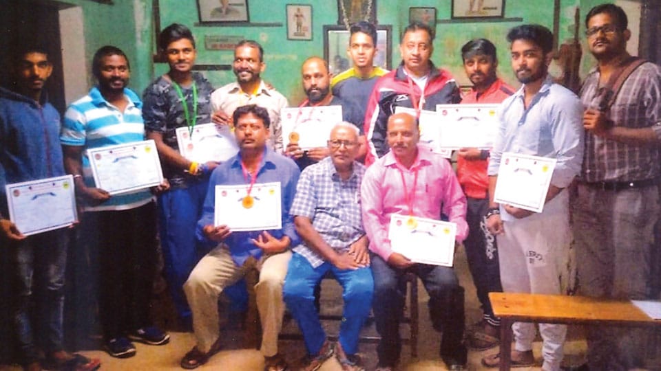 Bag medals at State-level Body-Lifting Championship