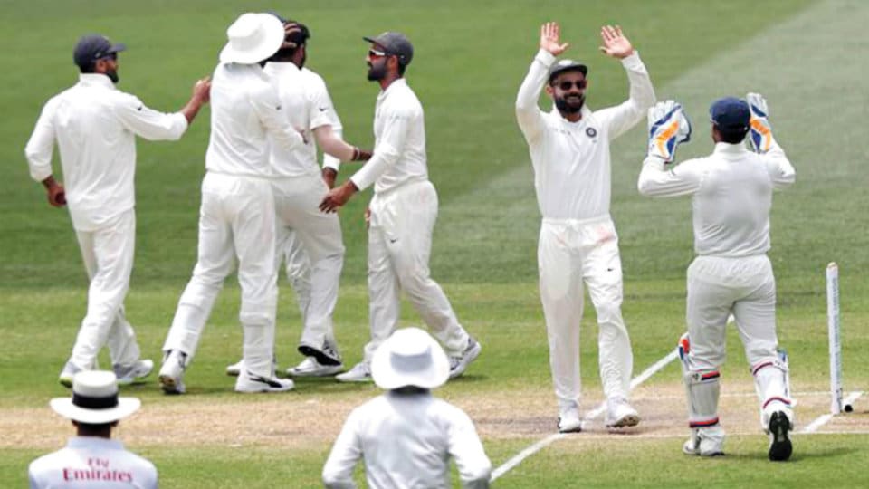 India beat Australia by 31 runs in historic win at Adelaide