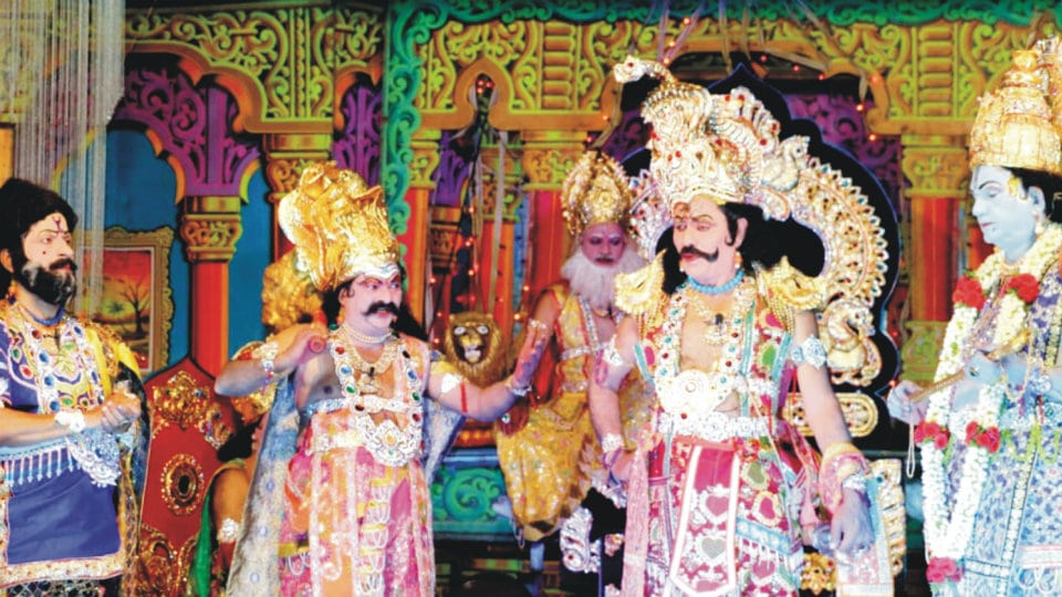 Mysuru artistes perform in ‘Kurukshetra’ at Horayala