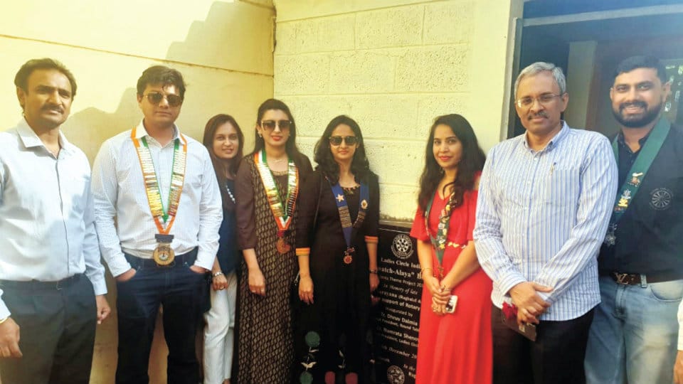 Ladies Circle India constructs toilet block at Nizamia School