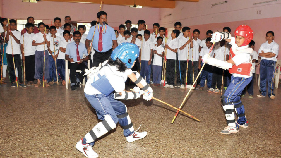 Mysuru Vijayanagar’s Tejas emerges ‘Best Stick Fighter’