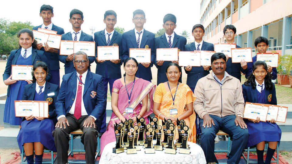 Winners at Suttur Sports Meet