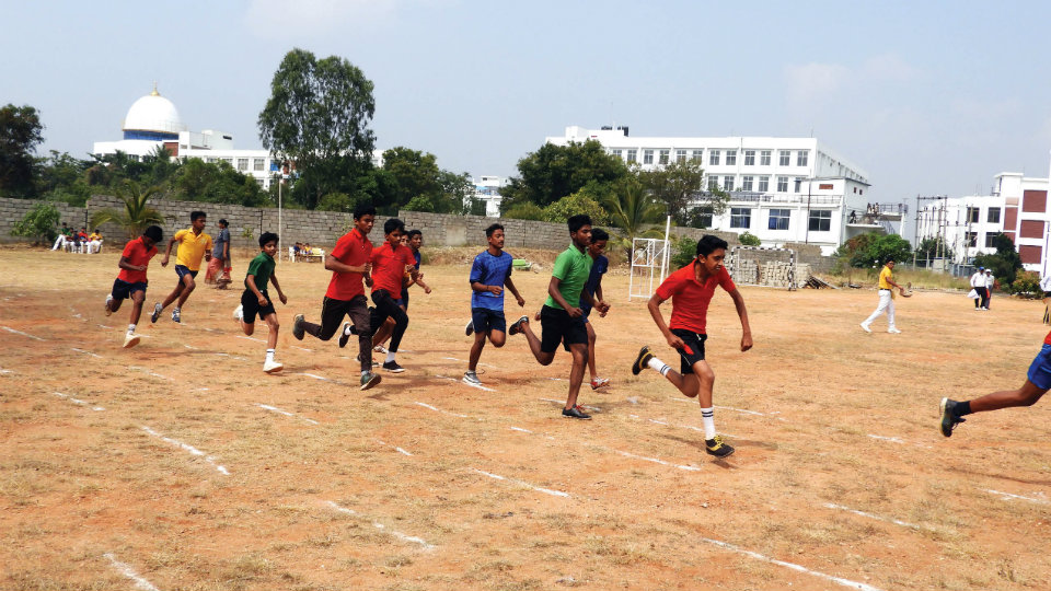 Annual Sports Meet held: GSSS School, Siddarthanagar