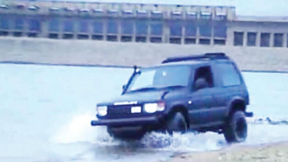 Video of youth driving SUV in KRS backwaters goes viral