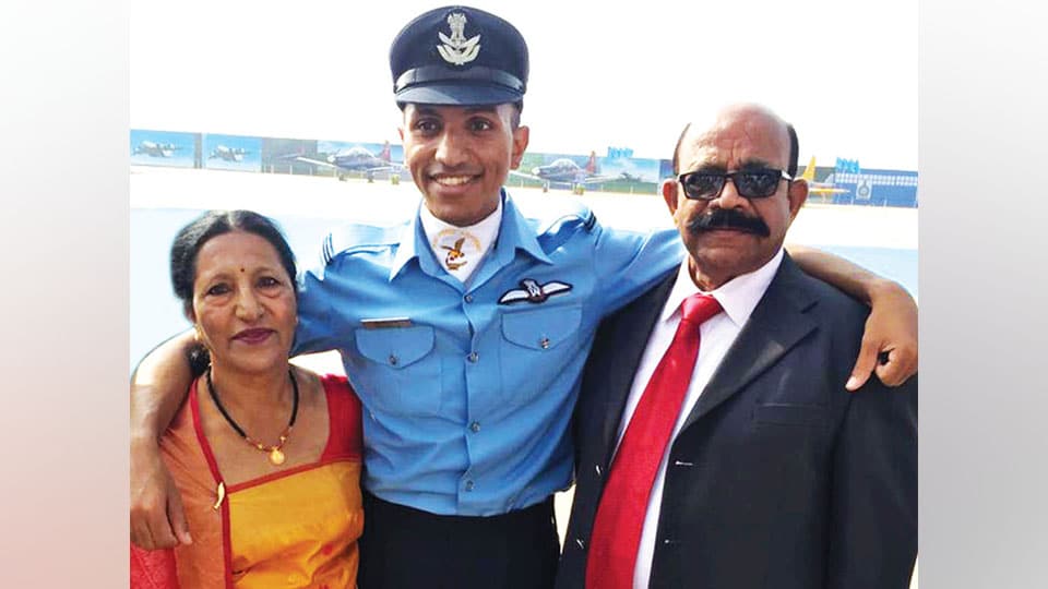 Mysuru lad commissioned as Flying Officer