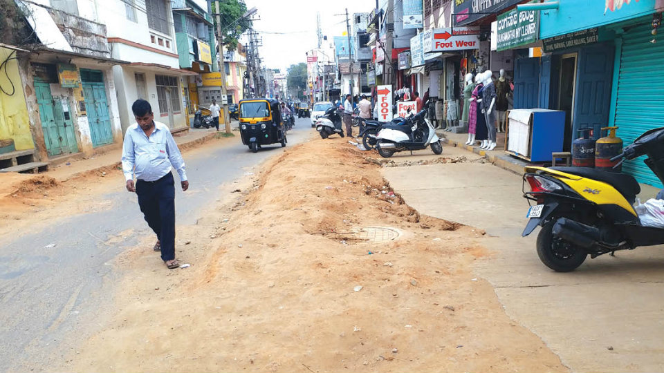 Residents fume over bad state of NS Road after UGD works