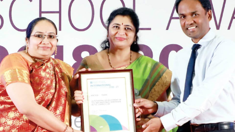 Kautilya Vidyalaya conferred British Council Award