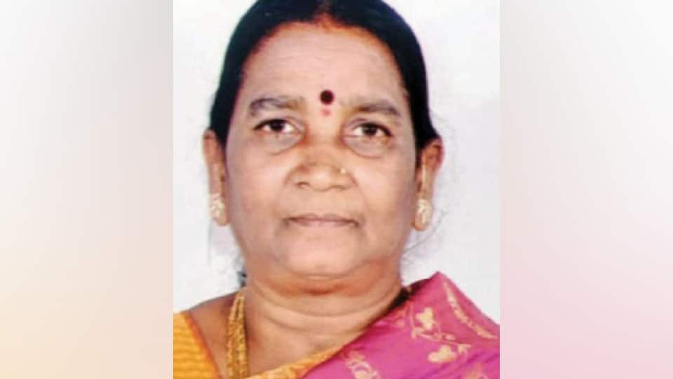 Former Corporator Mahadevamma passes away