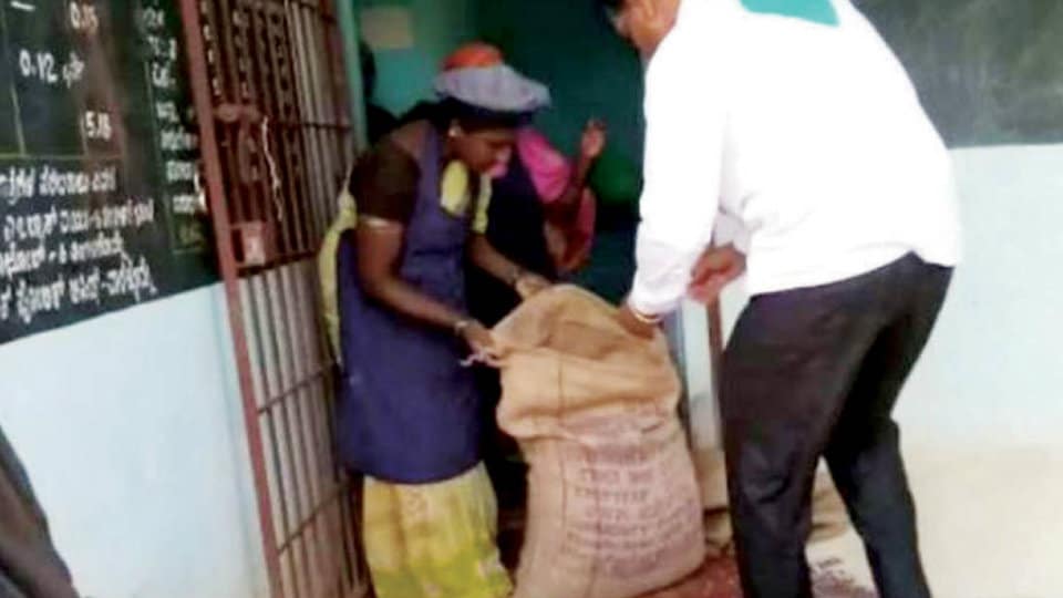 ‘Plastic Rice’ found in Mid-Day Meals rice bags