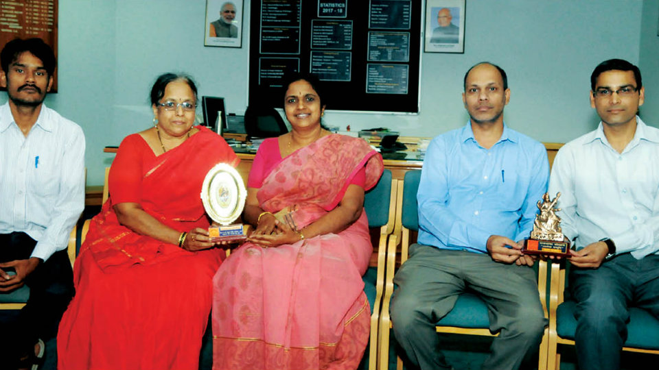 AIISH gets ‘Karyalay Jyothi Smrithi Chinh Award’