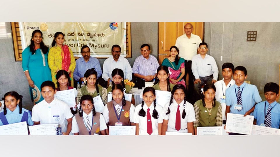 Elocution contest on Dr. Kalam held