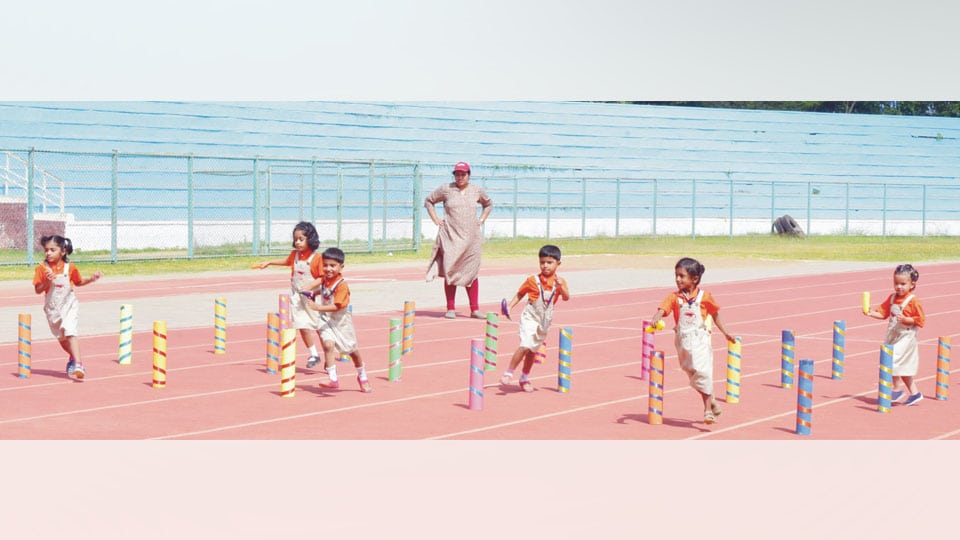 Tiny tots celebrate Annual Sports Day