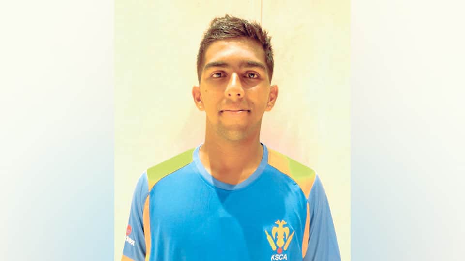 Mysuru lad Venkatesh for U-19 National Cricket Academy camp
