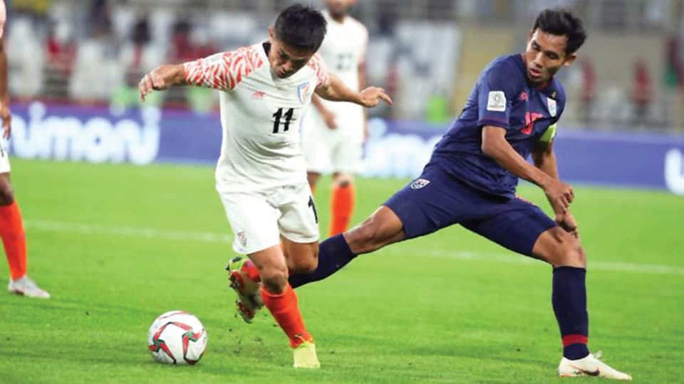 AFC Asian Cup Football: Chhetri scores twice as India beat Thailand 4-1