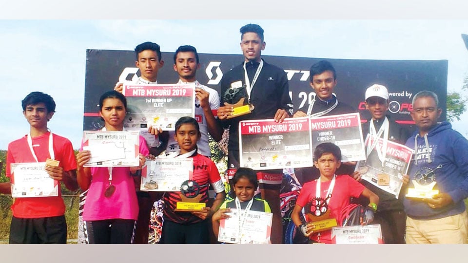 Winners of National Cycling Contest