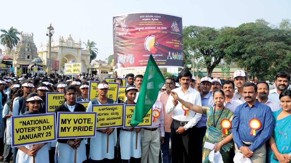 National Voters Day celebrated in city