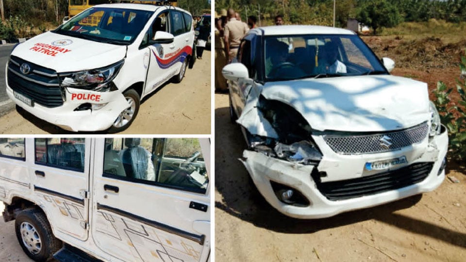 Serial accident on Mysuru-Bengaluru Highway