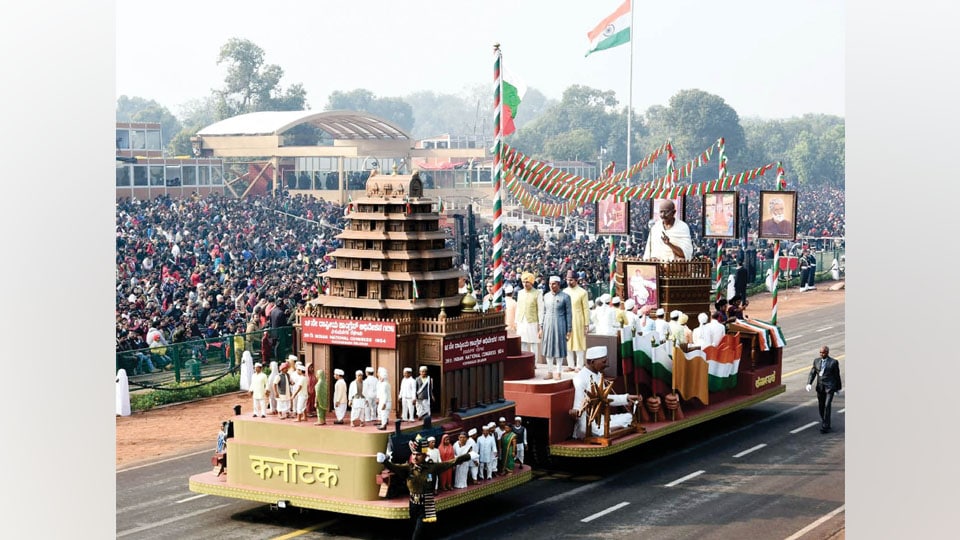 Republic Day 19 Karnataka Tableau To Depict Belagavi Congress Session Star Of Mysore