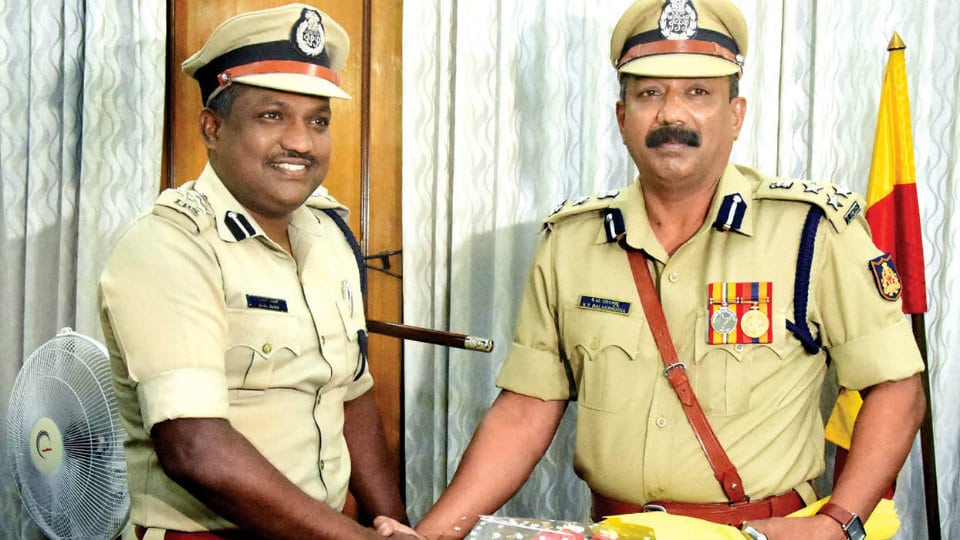 K.T. Balakrishna takes charge as City Police Commissioner