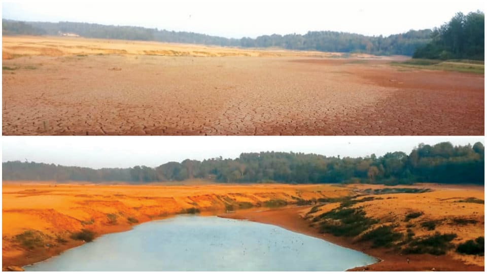 Harangi Dam holds back silt, not water