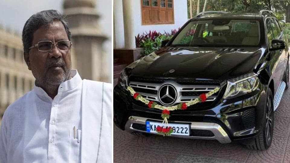 Congress MLA ‘gifts’ Mercedes-Benz to Siddharamaiah
