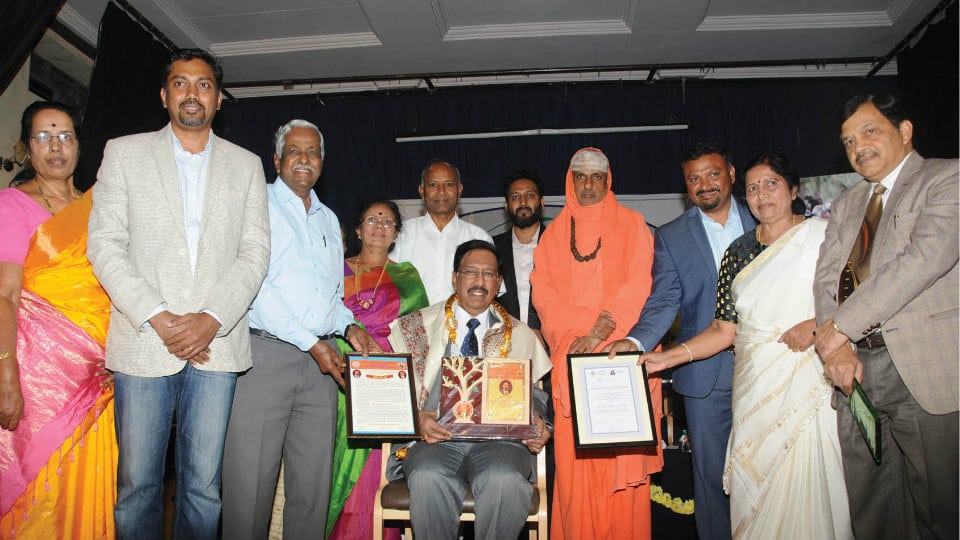 Dr. Mruthyunjayappa Award Conferred