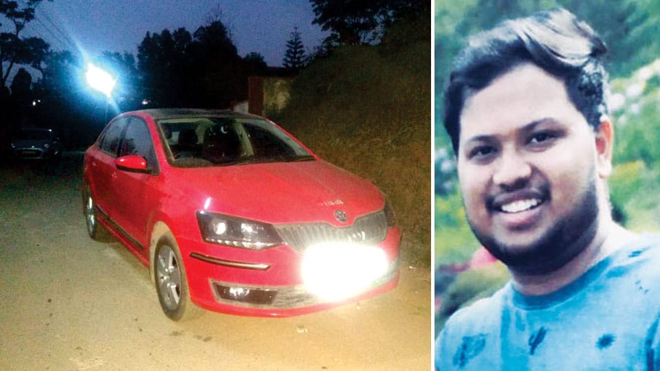 Telangana youth goes missing; car found abandoned in Madikeri