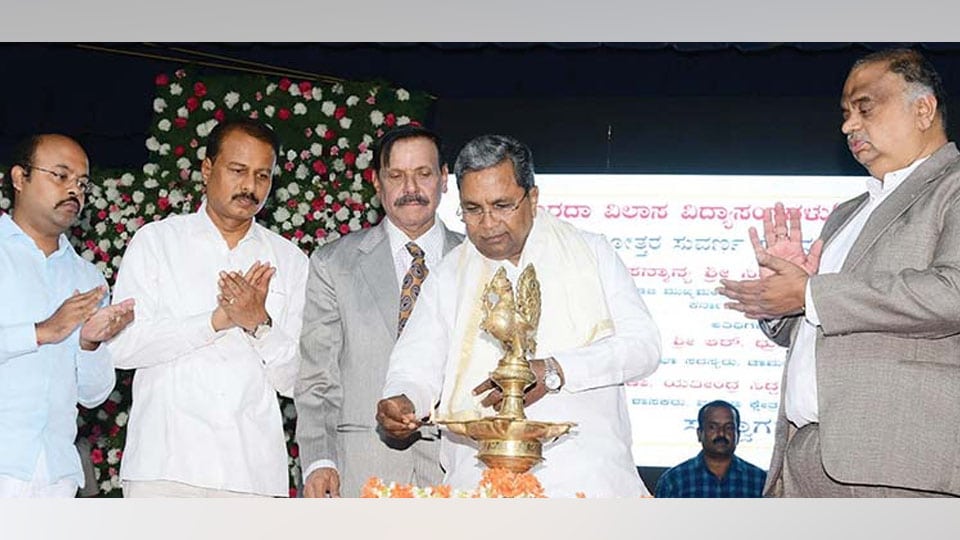 Siddharamaiah inaugurates ‘Shathothara Suvarna Soudha’