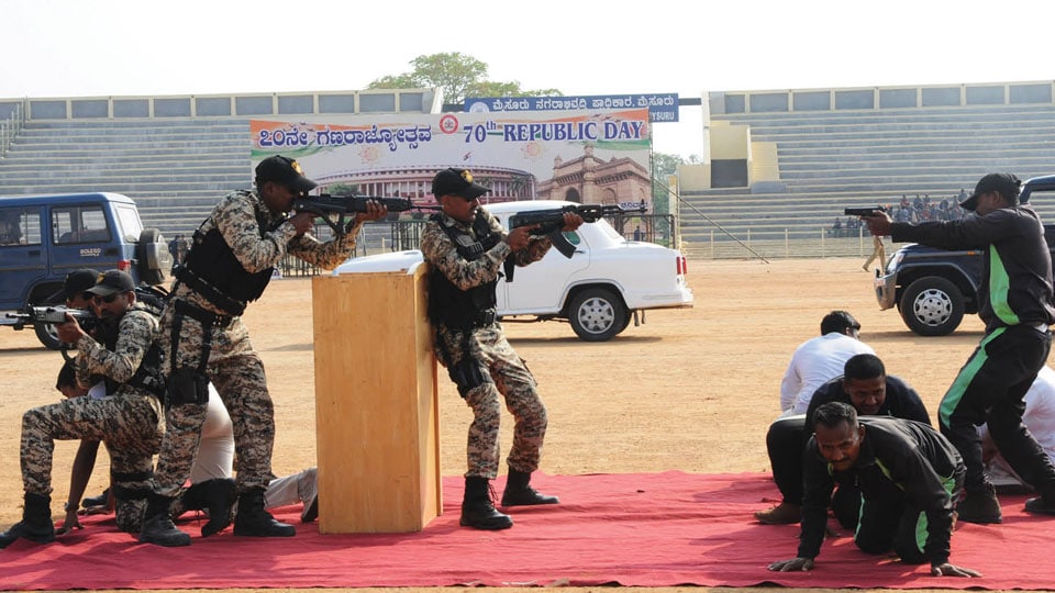 R-Day:Commandos join rehearsal at Bannimantap Parade Grounds
