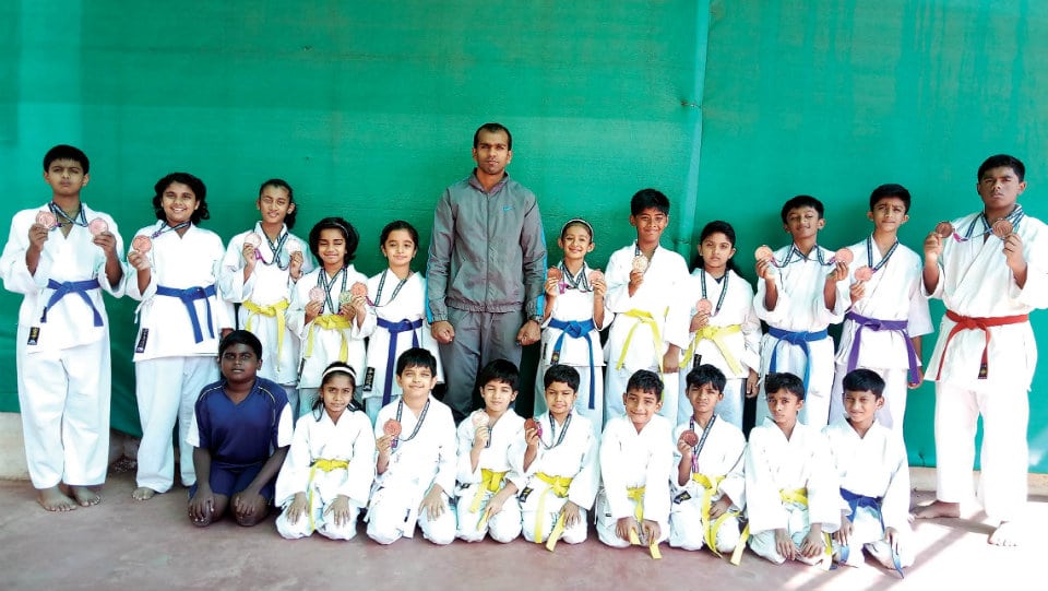 City Karatekas win medals at State-level Tourney
