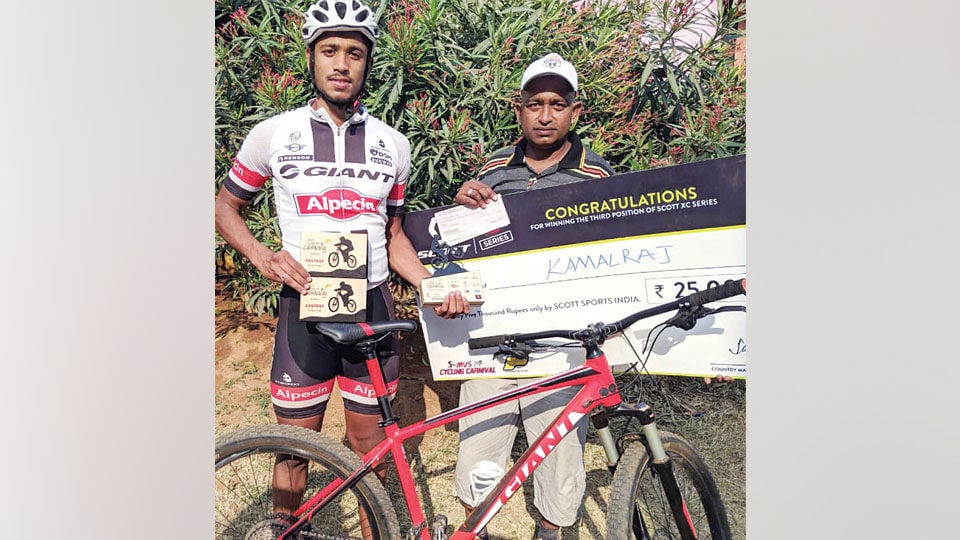 Mysuru Cyclist wins Gold at Enduro Race-2019