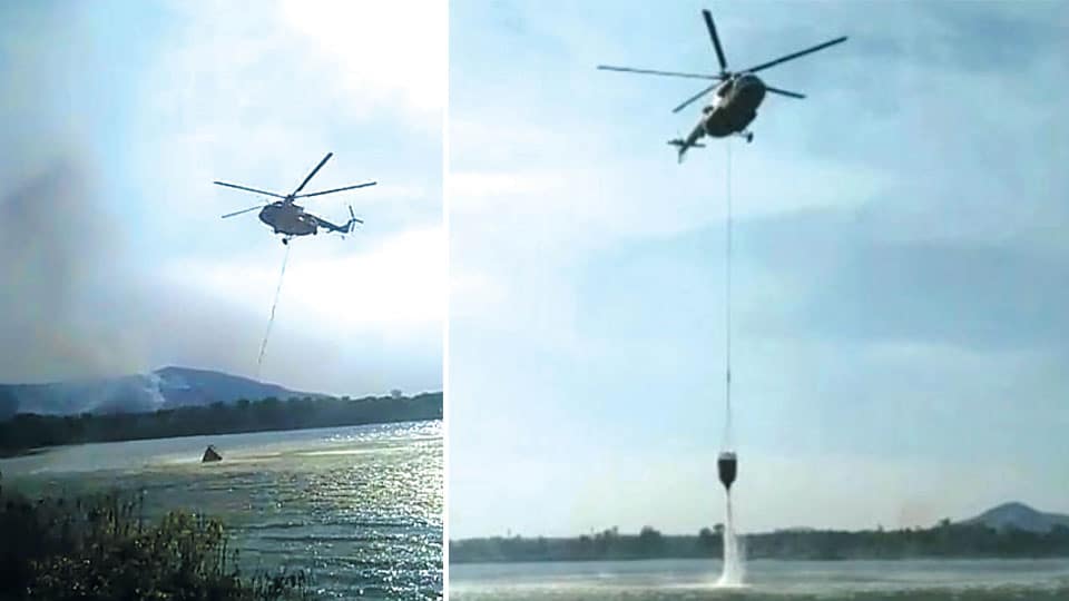 Bandipur Forest Fire: Two IAF choppers spray 30,000 litres of water to douse fire