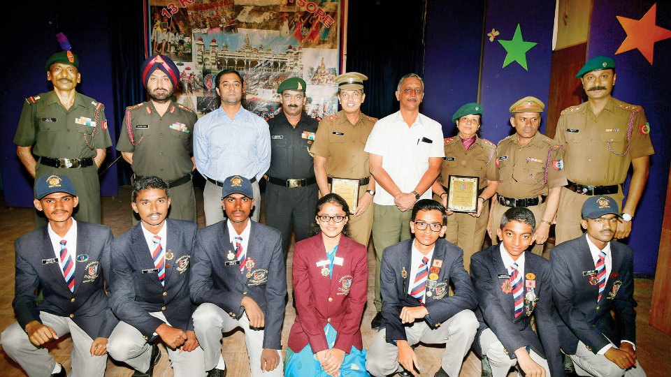 Six cadets of 13 Kar Bn NCC felicitated