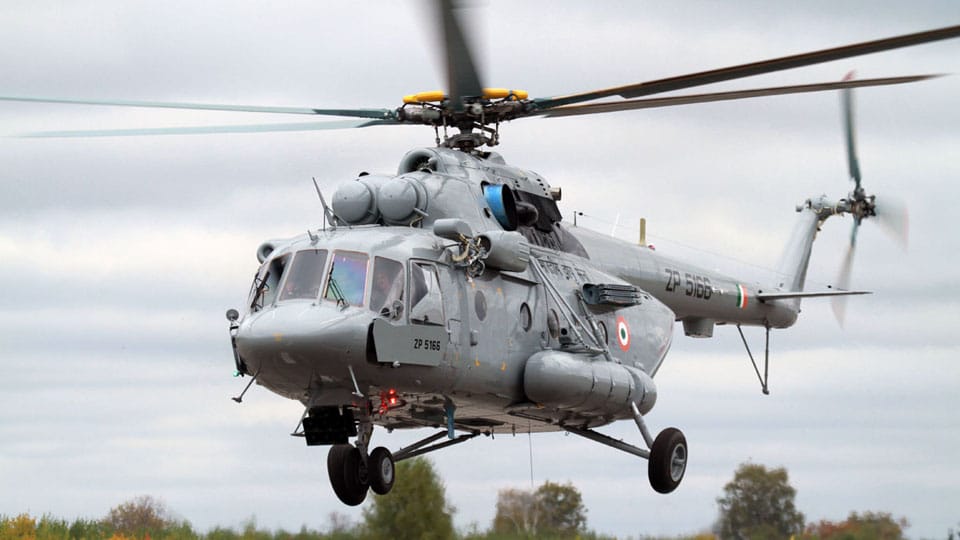 IAF Chopper crashes in J&K; two bodies found