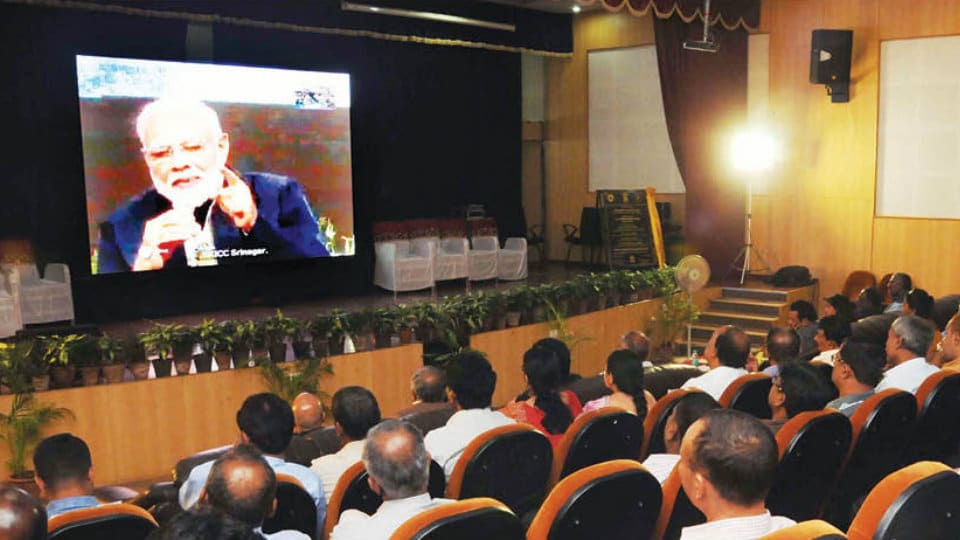 PM Modi digitally launches RUSA projects